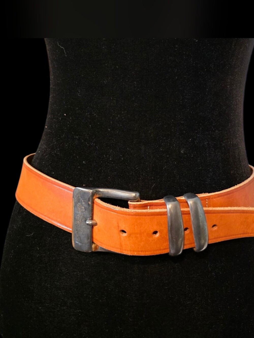 🤎Vintage 90S Tan Leather Belt